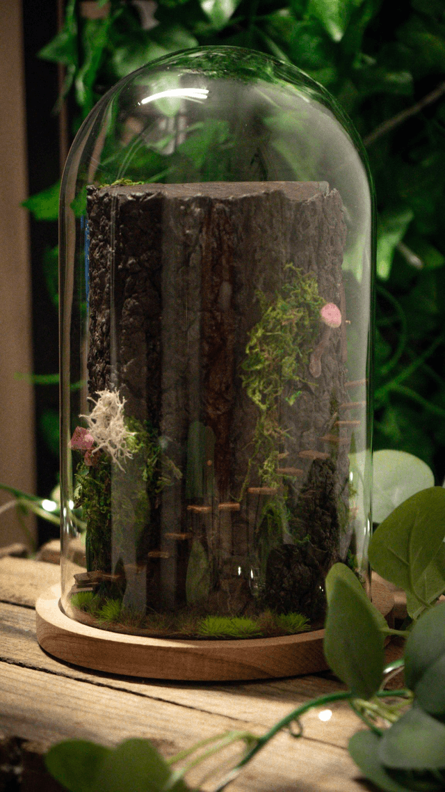 Diorama "Maison des fées des bois"