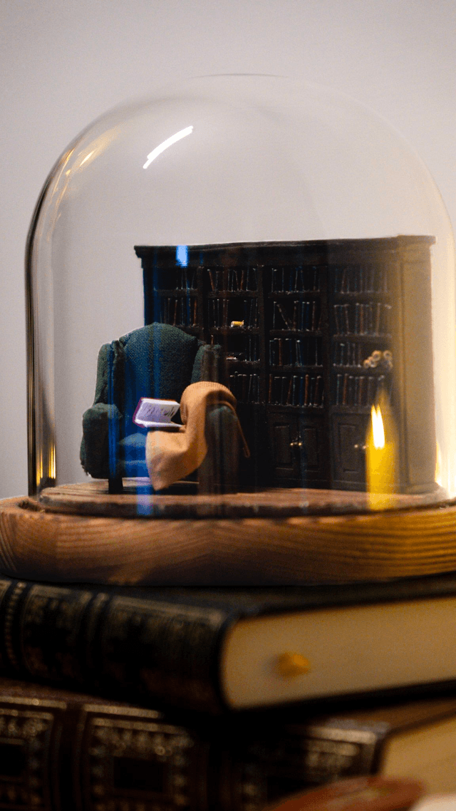 Diorama “La Bibliothèque Enchantée”