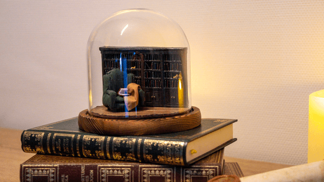 Diorama “La Bibliothèque Enchantée”