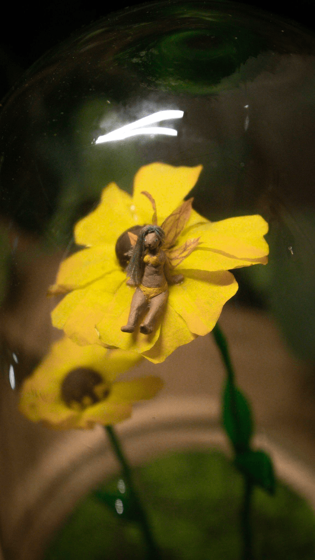 Diorama "La fée bronzette"