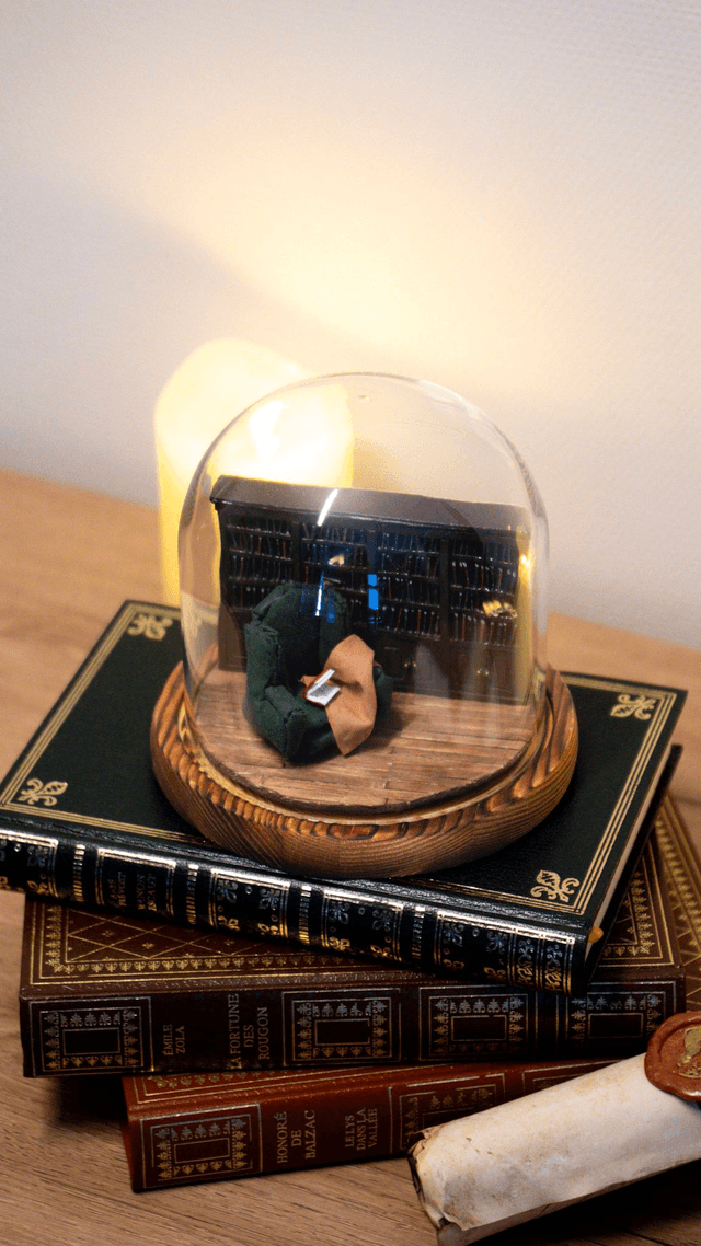 Diorama “La Bibliothèque Enchantée”