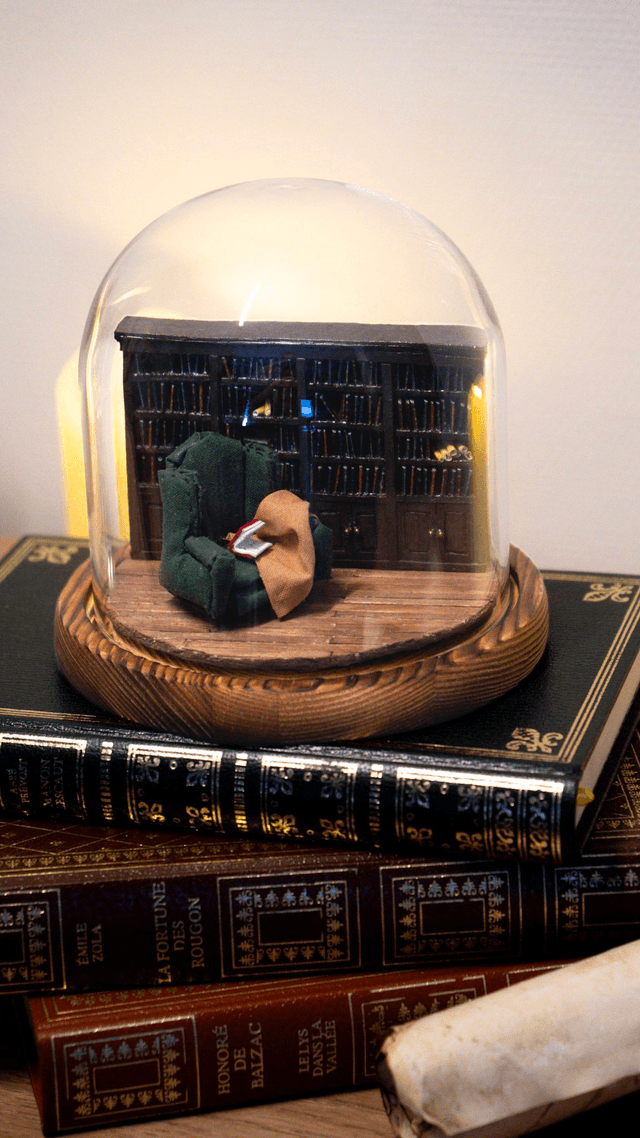 Diorama “La Bibliothèque Enchantée”