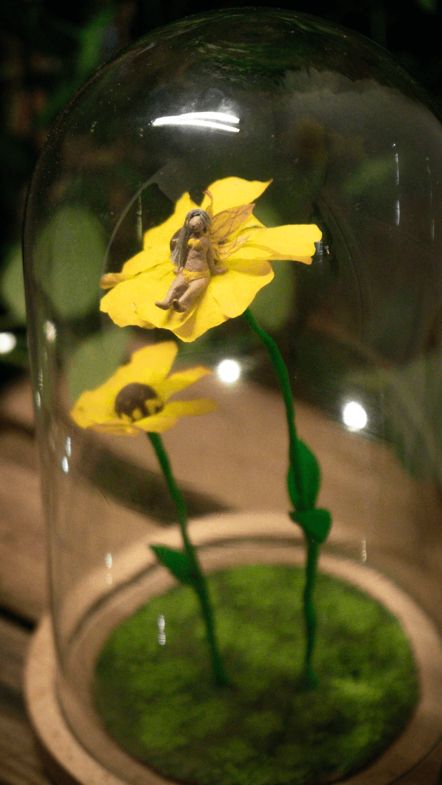 Diorama "La fée bronzette"