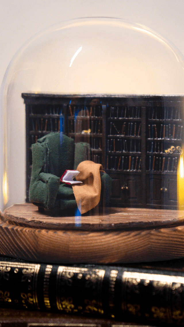 Diorama “La Bibliothèque Enchantée”